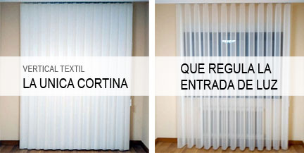 Vertical Textil - La única cortina que regula la entrada de luz